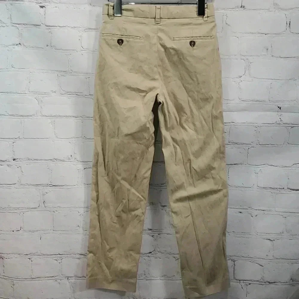 Tommy Hilfiger Boys Flat Front Khaki Pants Boys Size 10 - Picture 5 of 11